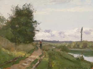 Břehy Seiny v Bougival, 1864
